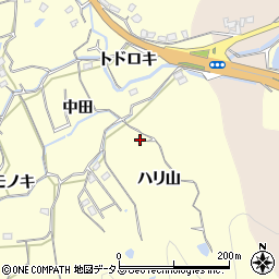 徳島県鳴門市北灘町櫛木ハリ山14周辺の地図