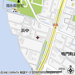 徳島県鳴門市鳴門町高島浜中105周辺の地図