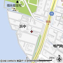 徳島県鳴門市鳴門町高島浜中106周辺の地図
