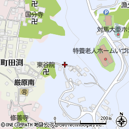 長崎県対馬市厳原町東里227周辺の地図