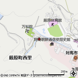 長崎県対馬市厳原町西里201周辺の地図