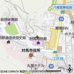 長崎県対馬市厳原町今屋敷668周辺の地図