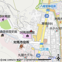 長崎県対馬市厳原町今屋敷666周辺の地図