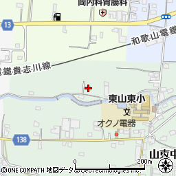 和歌山県和歌山市山東中22周辺の地図