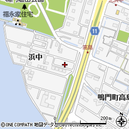 徳島県鳴門市鳴門町高島浜中120-12周辺の地図