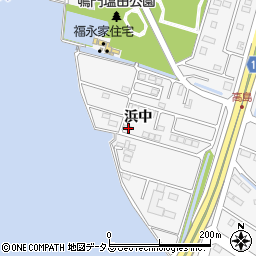 徳島県鳴門市鳴門町高島浜中108周辺の地図