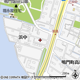 徳島県鳴門市鳴門町高島浜中120-11周辺の地図