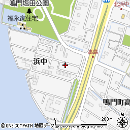 徳島県鳴門市鳴門町高島浜中120-5周辺の地図