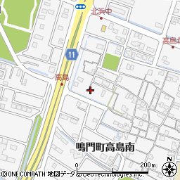 徳島県鳴門市鳴門町高島浜中68周辺の地図