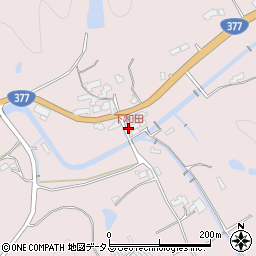 下和田周辺の地図