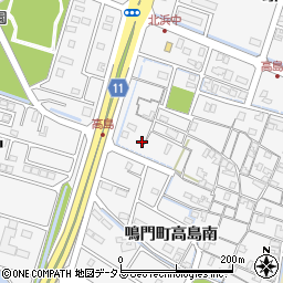 徳島県鳴門市鳴門町高島浜中66周辺の地図