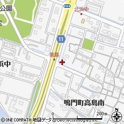 徳島県鳴門市鳴門町高島浜中218周辺の地図