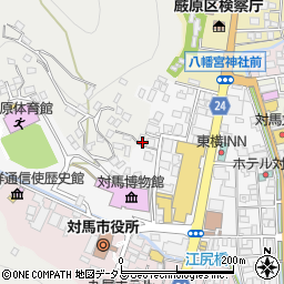 長崎県対馬市厳原町西里156周辺の地図