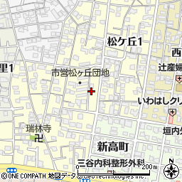村上内科周辺の地図