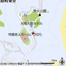 長崎県対馬市厳原町東里223-44周辺の地図