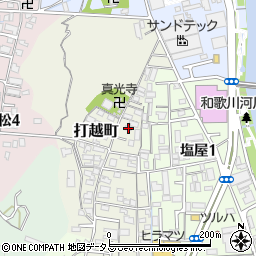 和歌山県和歌山市打越町5-20周辺の地図