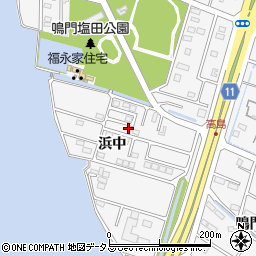 徳島県鳴門市鳴門町高島浜中129周辺の地図