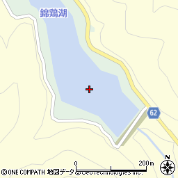 錦鶏湖周辺の地図