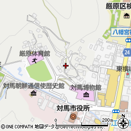 長崎県対馬市厳原町西里161周辺の地図