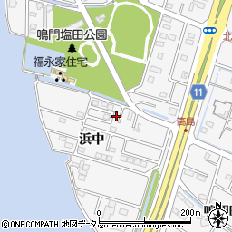 徳島県鳴門市鳴門町高島浜中130周辺の地図