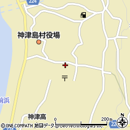 神津島漁協再圧タンク周辺の地図