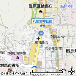 長崎県対馬市厳原町今屋敷654周辺の地図