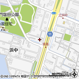 徳島県鳴門市鳴門町高島浜中184周辺の地図