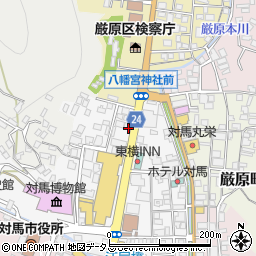 長崎県対馬市厳原町今屋敷654-2周辺の地図
