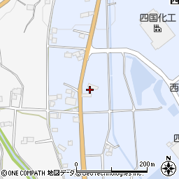 香川県東かがわ市西山442-2周辺の地図