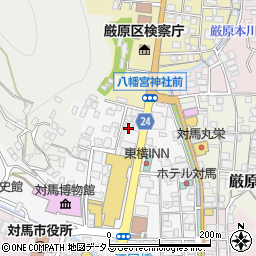 長崎県対馬市厳原町今屋敷654-3周辺の地図