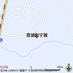 山口県下関市豊浦町大字宇賀周辺の地図