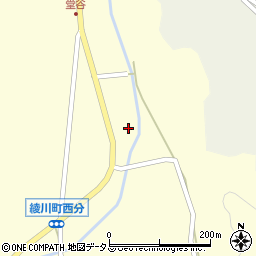 香川県綾歌郡綾川町西分1382-1周辺の地図