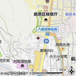 長崎県対馬市厳原町今屋敷646周辺の地図
