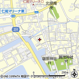 香川県三豊市仁尾町仁尾丁1382周辺の地図