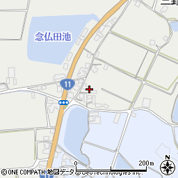 香川県三豊市三野町大見甲-137周辺の地図