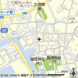 香川県三豊市仁尾町仁尾丁1118周辺の地図