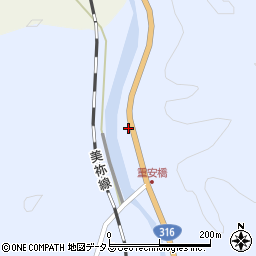 山口県美祢市大嶺町北分1873-3周辺の地図