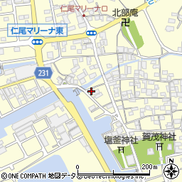 河田釣具店周辺の地図