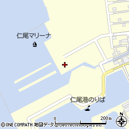 仁尾マリーナ株式会社　サービス工場周辺の地図