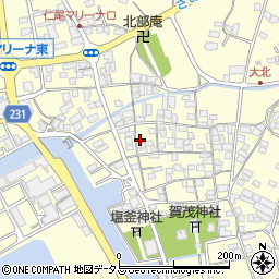 香川県三豊市仁尾町仁尾丁1121周辺の地図