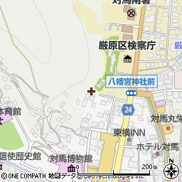 長崎県対馬市厳原町西里648周辺の地図