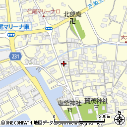 香川県三豊市仁尾町仁尾丁1120周辺の地図