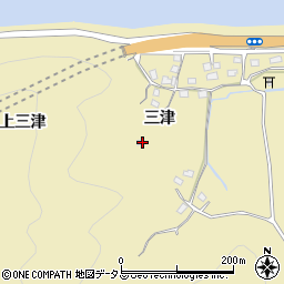 徳島県鳴門市北灘町折野三津215周辺の地図