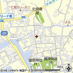 香川県三豊市仁尾町仁尾丁1122周辺の地図