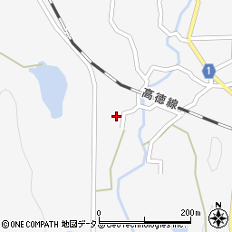 香川県東かがわ市坂元391-2周辺の地図