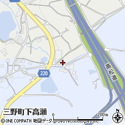 香川県三豊市三野町大見甲-695周辺の地図