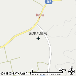 麻生八幡宮周辺の地図