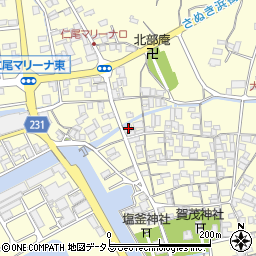 香川県三豊市仁尾町仁尾丁1290周辺の地図