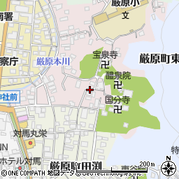 長崎県対馬市厳原町天道茂492周辺の地図