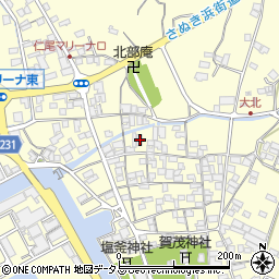 香川県三豊市仁尾町仁尾丁1125周辺の地図